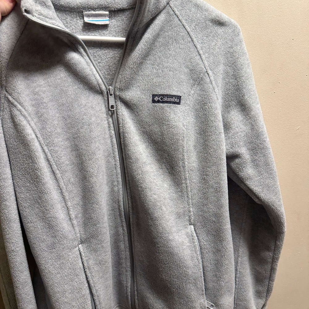 Columbia Gray Fleece Jacket
